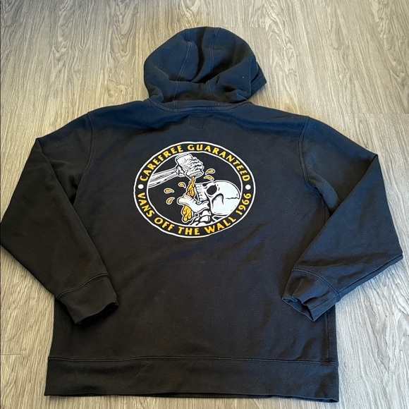 Vans 'Freezing Cold' back print hoodie in black Size L - Picture 8 of 10